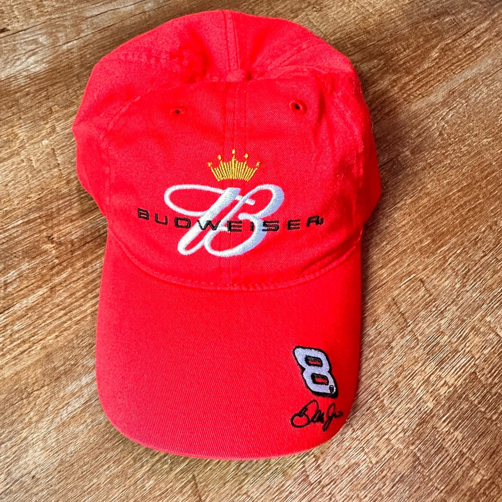 Vintage 2004 NASCAR Number 8 Budweiser Hat